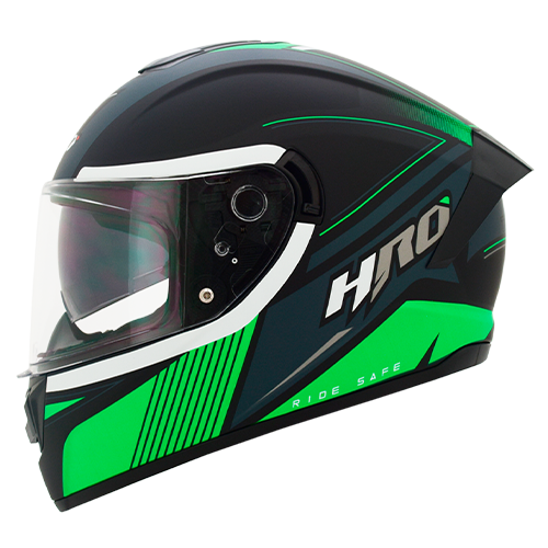 [HRO-518DV-TOROK_NMVXL] CASCO NEGRO M/VERDE TOROK HRO 518 XL
