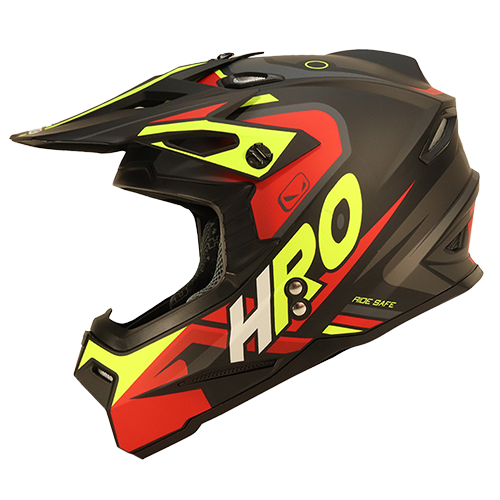 [HRO-MX03-ECKO_NMRJM] CASCO NEGRO M/ROJO ECKO HRO MX03 M