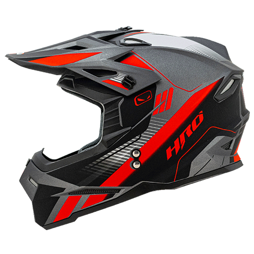 [HRO-MX03-KASE_NMRS] CASCO NEGRO M/ROJO KASE HRO MX03 S