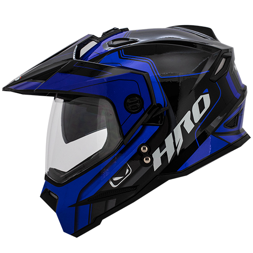[HRO-MX330-RISSE_NAZS] CASCO NEGRO/AZUL RISSE HRO MX330 S