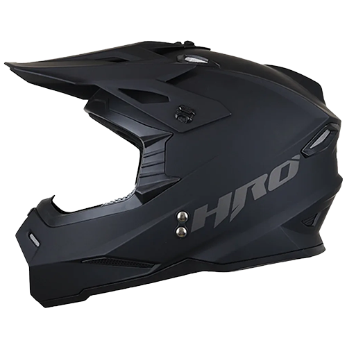 [HRO-MX03-SOLID_NML] CASCO NEGRO MATE HRO MX03 L