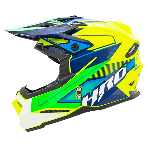 [HRO-MX03-STALL_AMAVM] CASCO AMARILLO/VERDE STALL HRO MX03 M