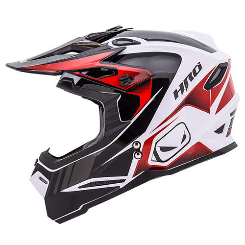 [HRO-MX03-STRIPER_BLROS] CASCO BLANCO/ROSADO STRIPER HRO MX03 S