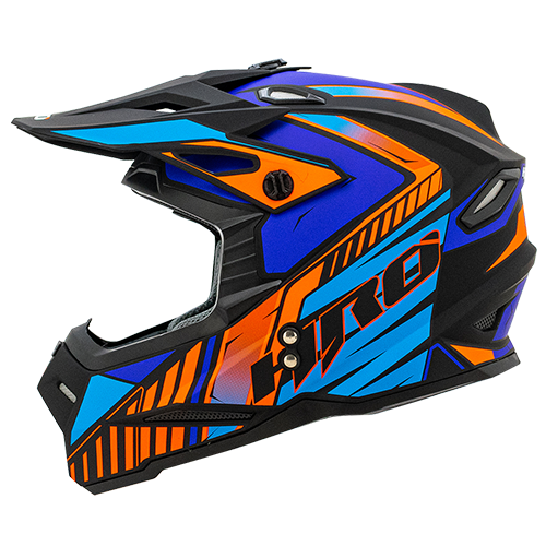 [HRO-MX03-XOXO_NMAZNM] CASCO NEGRO M/AZUL NAVY XOXO HRO MX03 M
