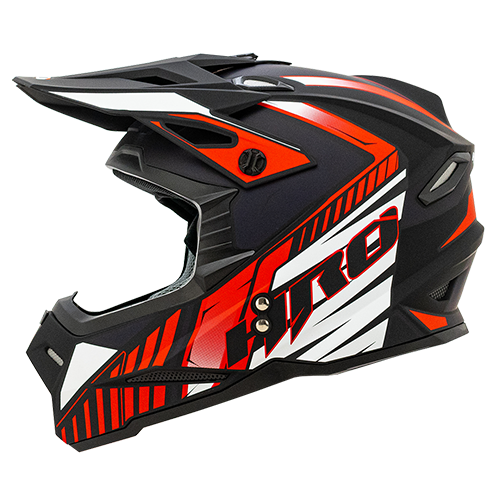 [HRO-MX03-XOXO_NMNARM] CASCO NEGRO M/NARANJA XOXO HRO MX03 M
