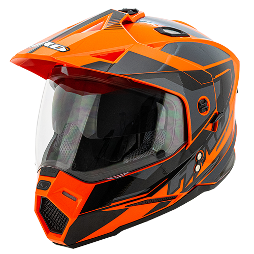 [HRO-MX330-VIBE_NARMGS] CASCO NARANJA M/GRIS VIBE HRO MX330 S