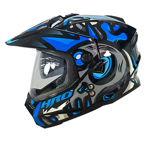 [HRO-MX330-ZETA_NMAZL] CASCO NEGRO M/AZUL ZETA HRO MX330 L