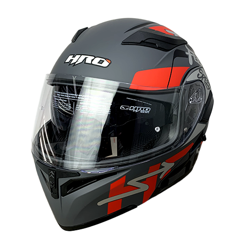 [HRO-3400SDV-COPY_GRMRJM] CASCO GRIS M/ROJO COPY HRO 3400 M