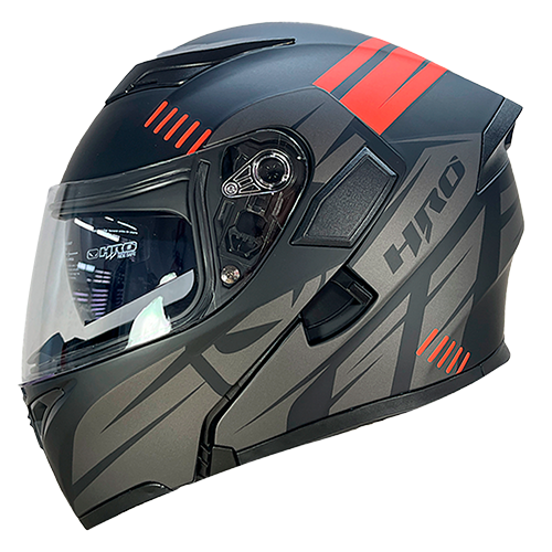[HRO-3400SDV-HUNTER_NMRJS] CASCO NEGRO M/ROJO HUNTER HRO 3400 S