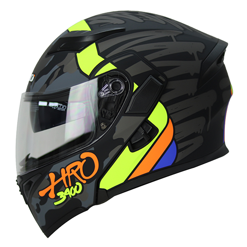 [HRO-3400SDV-DRIPS_NMAMAL] CASCO NEGRO M/AMARILLO DRIPS HRO 3400 L
