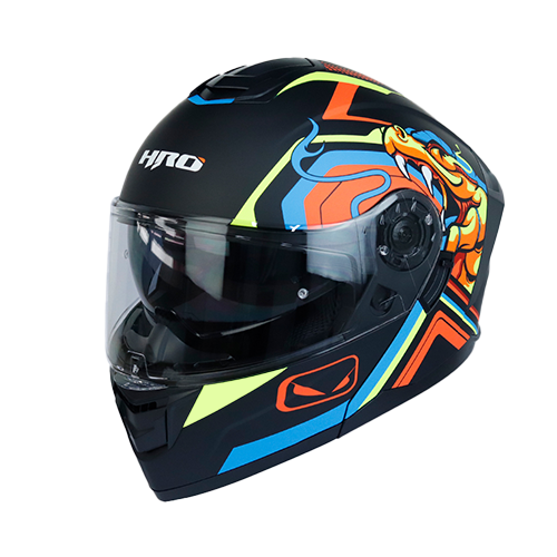 [HRO-3480SDV-BOAP_NMAMAS] CASCO NEGRO M/AMARILLO BOAP HRO 3480 S