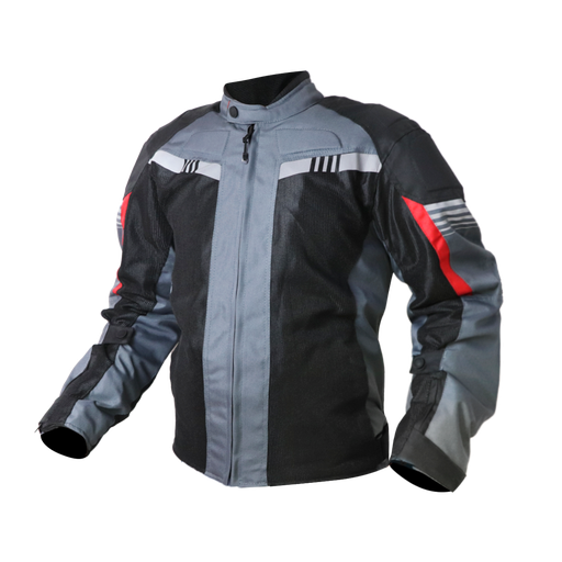 [TUFFJ202311-XL] CHUMPA-BB-SUMMER-LLUVIA-2S-NEG-GR-ROJ-XL