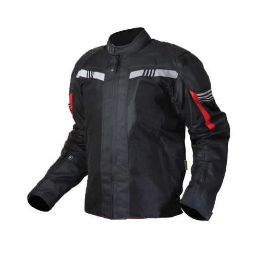 [TUFFJ202310-M] CHUMPA-BB-SUMMER-LLUVIA-2S-NEGRO-ROJO-M