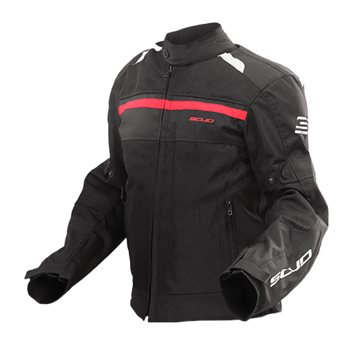 [SD-1035-TXM_NRXL] CHUMPA SCUD MESH NEGRO/ROJO XL