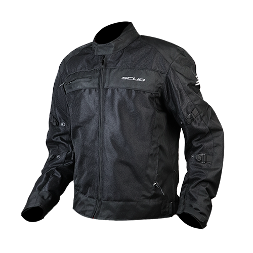 [SD1008-03J2023-XXL] CHUMPA-SD-LINER-LLUVIA-2S-NEGRO - GRIS-XXL
