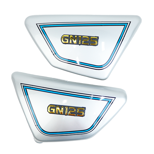 [47111/47211105301G_K] SET DE TAPA RH/LH SUZUKI GN125H GRIS KIM