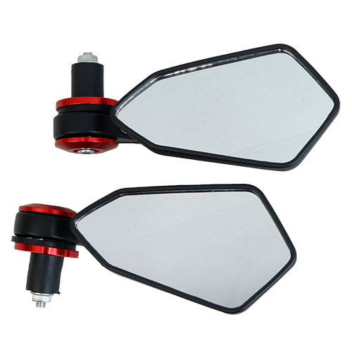 [KR-H2676-18RO_K] SET DE ESPEJOS MONSTER ROJO KIMTEC