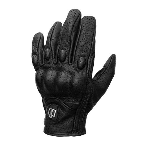[VIP37M] GUANTE DE PIEL ICON NEGRO TALLA M
