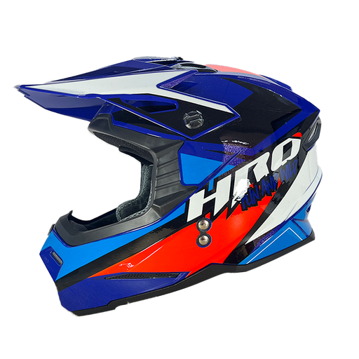 [HRO-MX03-NIKZO_AZMGM] CASCO AZUL M/GRIS NIKZO HRO MX03 M