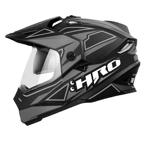 [HRO-MX330-CAPSUL_NML] CASCO NEGRO MATE/GRIS CAPSUL HRO MX330 L