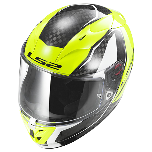 [FF323-STING-CARB_NAMAXL] CASCO FF323 ARROW STING CARB N/AMA LS2 XL