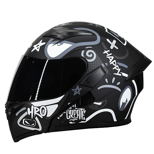 [FF353_HAPPY_NS] CASCO RAPID HAPPY NEGRO LS2 S