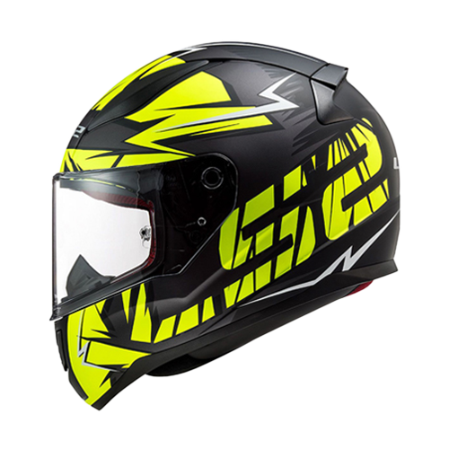[FF353-RAPID_NMAMAS] CASCO LS2 RAPID CHROMO NEGRO M/AMARIL S