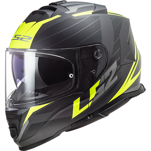[FF800_NERVE_NMAMAS] CASCO LS2 NERVE NEG M/AMARILLO FF800 S