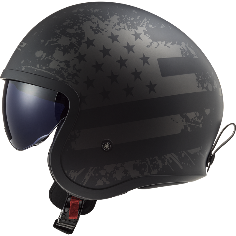 CASCO LS2 OF599 SOLID NEGRO XX