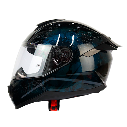 CASCO POWER NEGRO/AZUL LS2 XL