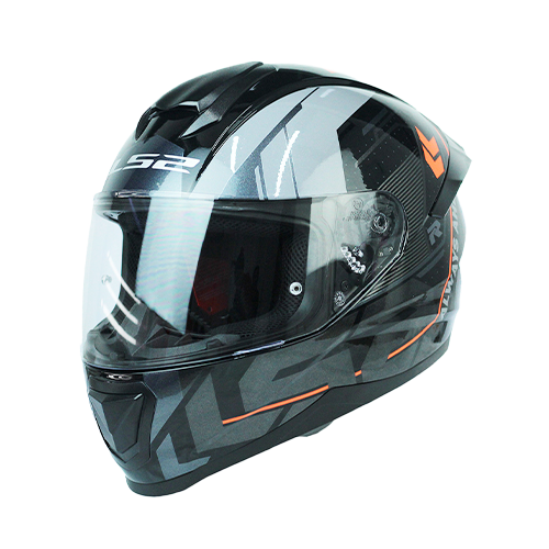 [FF802_STARSR_NGRXL] CASCO STARS RIVER NEGRO/GRIS LS2 XL