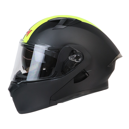 [ICH-3120DV-L2_NMAMAM] CASCO NEGRO M/AMARILLO L2 ICH-3120 M