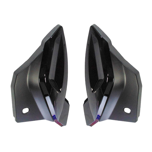 [DK7301X3] TAPADERA LATERAL IZQ NEGRA PULSAR180