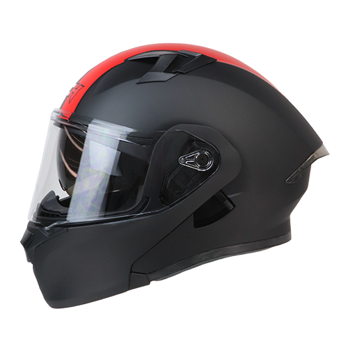 [ICH-3120SDV-L2_NMRM] CASCO NEGRO M/ROJO L2 ICH-3120 M