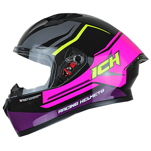 [ICH-503DV_CHENZO_NMROSS] CASCO NEGRO M/ROSADO CHENZO ICH 503 S