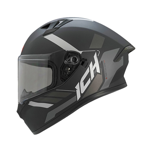 [ICH-503DV_GEGGA_NMGS] CASCO NEGRO M/GRIS GEGGA ICH 503 S