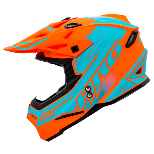 [HRO-MX03-TRAX_NMROSM] CASCO NARANJA M/ROSA TRAX HRO MX03 M