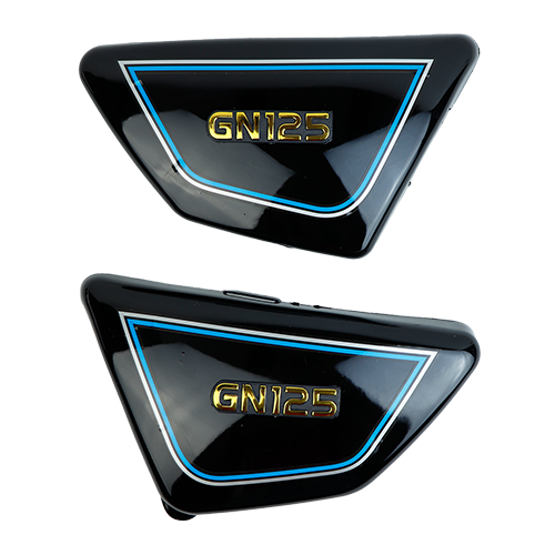 [47111/47211105301N_K] SET DE TAPA RH/LH SUZUKI GN125H NEGR KIM