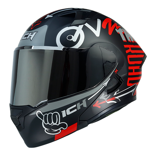 [ICH-3120DV-SUMI_NMRJS] CASCO NEGRO M/ROJO SUMI ICH-3120 S