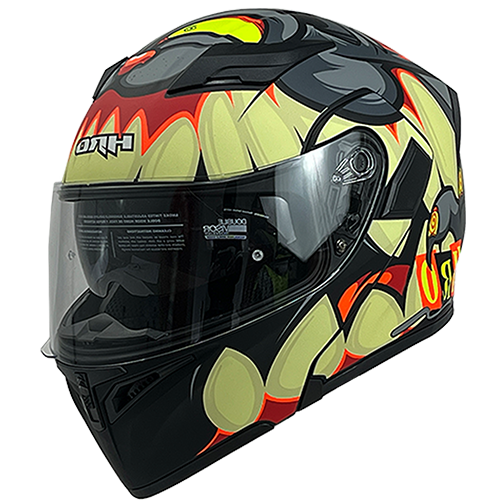 [HRO-3400SDV-BAD_GRMNARS] CASCO GRIS M/NARANJA BAD HRO 3400 S
