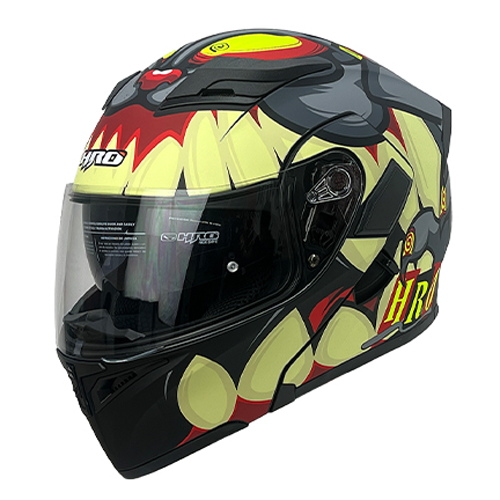 [HRO-3400SDV-BAD_GRMRJS] CASCO GRIS M/ROJO BAD HRO 3400 S