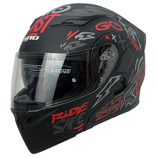 [HRO-3400SDV-DES_NMRJS] CASCO NEGRO M/ROJO DES HRO 3400 S