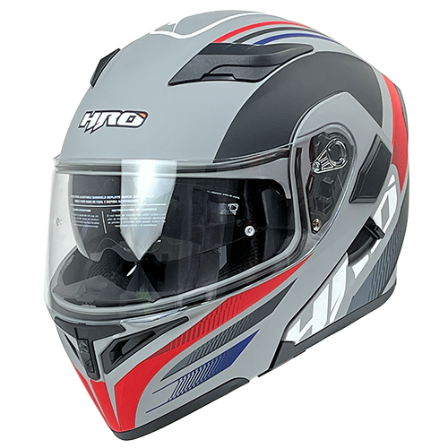 [HRO-3400SDV-GT3_GRM/RJS] CASCO GRIS M/ROJO GT3 HRO 3400 S