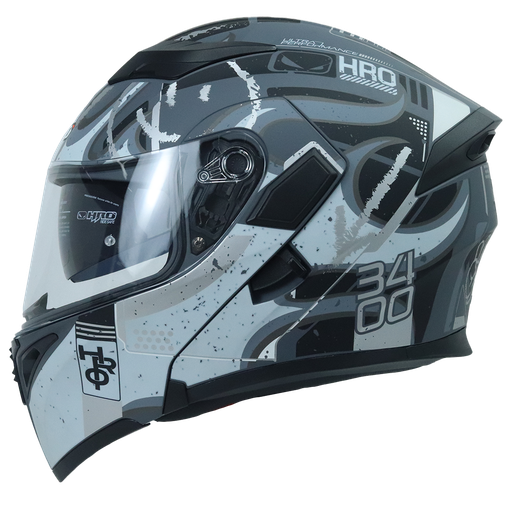 [HRO-3400SDV-PMACHINE_GRMGRL] CASCO GRIS M/GRIS PMACHINE HRO 3400 L