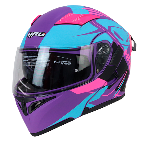 [HRO-3400SDV-RARE_MORMFCM] CASCO MOR/FUCSIA RARE HRO-EVO M