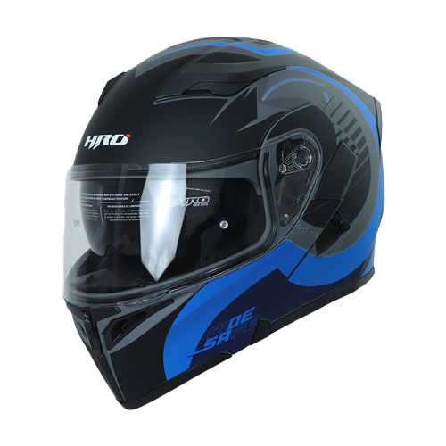 [HRO-3400SDV-FACTTORY_GRMAZM] CASCO GRIS M/AZUL FACTTORY HRO 3400 M