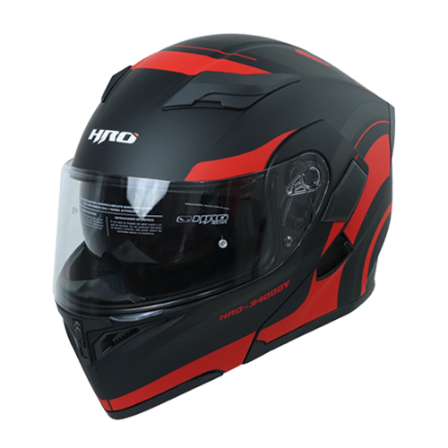 [HRO-3400SDV-XCOMBAT_NMRJS] CASCO NEGRO M/ROJO XCOMBAT HRO 3400 S