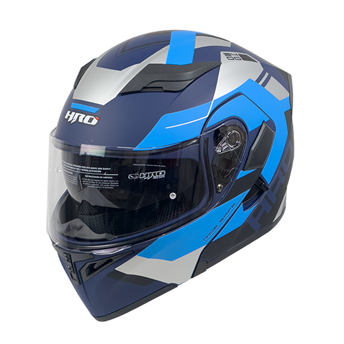 [HRO-3400SDV-LOU_AZMGS] CASCO AZUL M/GRIS  LOU HRO 3400 S