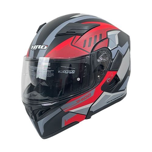 [HRO-3400SDV-SUPER_NMRJS] CASCO NEGRO M/ROJO SUPER HRO 3400 S