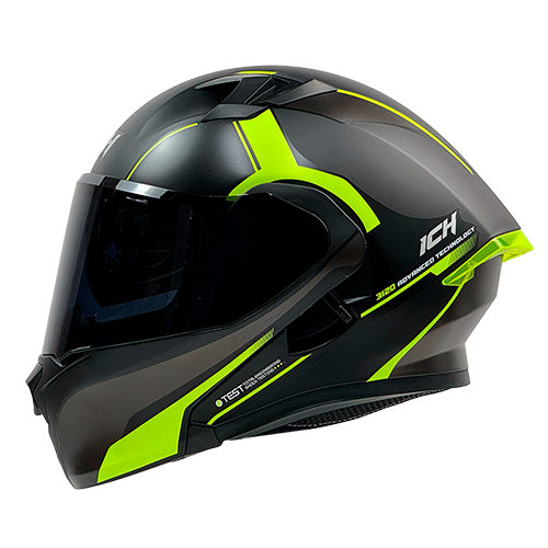 [ICH-3120DV-STRAXIS_NMAMAS] CASCO NEG M/AMARILLO STRAXIS ICH-3120 S